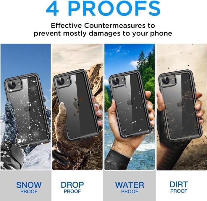 Funda impermeable para iPhone 16e de 6,1