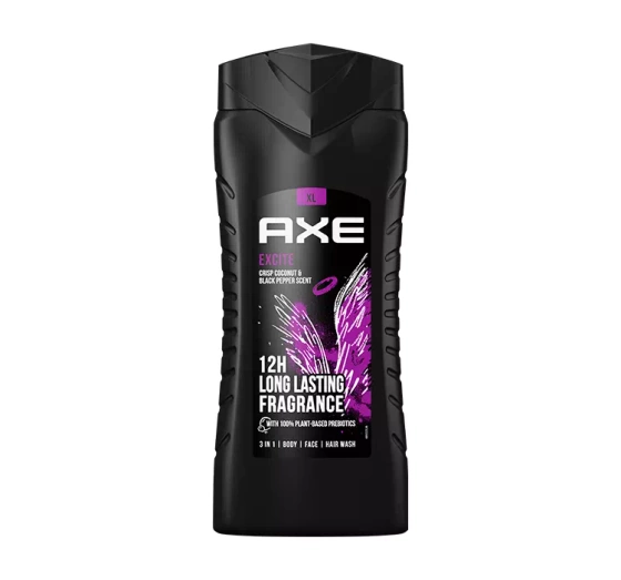 Axe Excite żel pod prysznic dla mężczyzn 3w1 400 ml