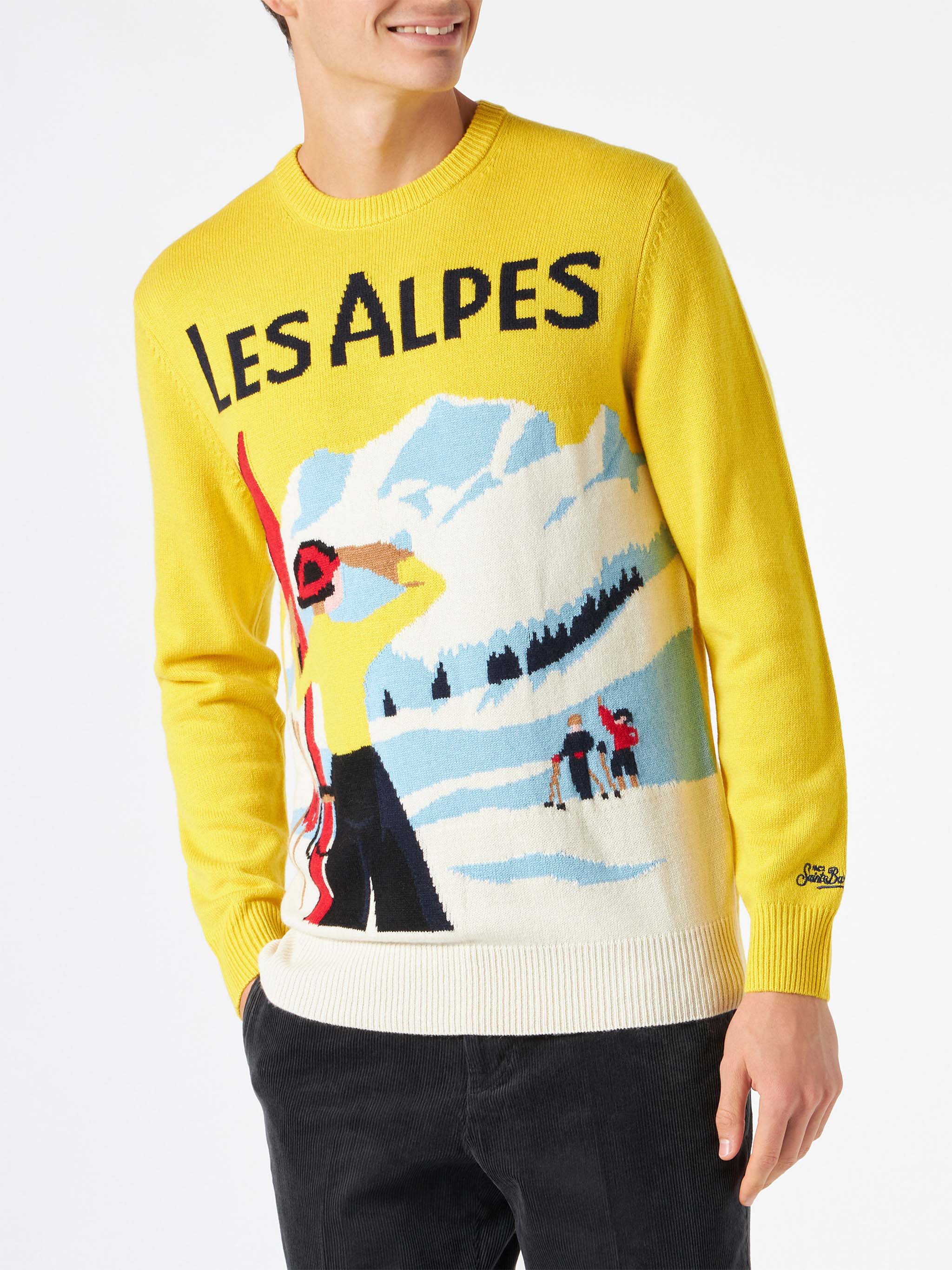 Herentrui met ansichtkaart van Les Alpes