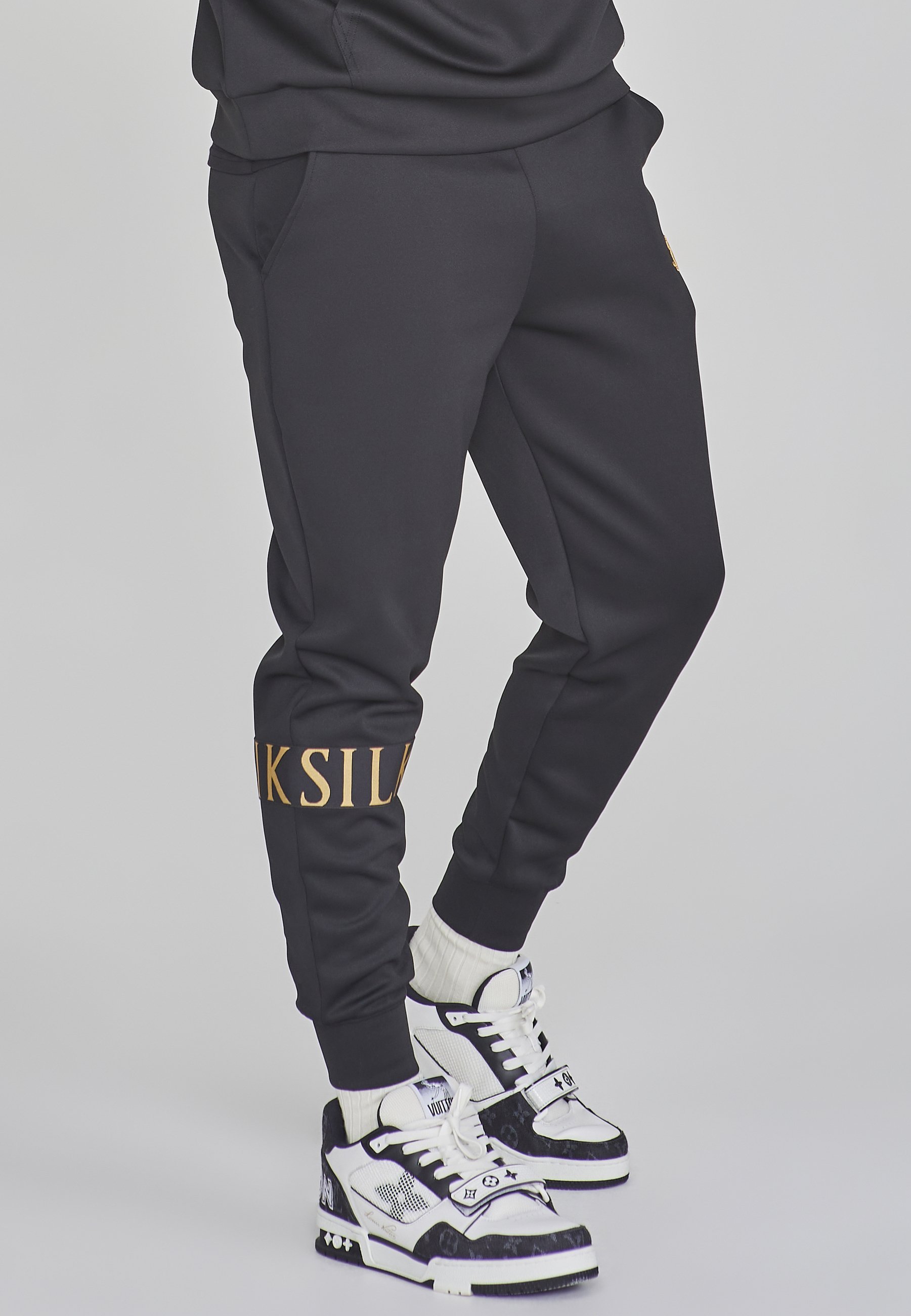 SIKSILK DYNAMIC JOGGERS - Trainingsbroek - zwart