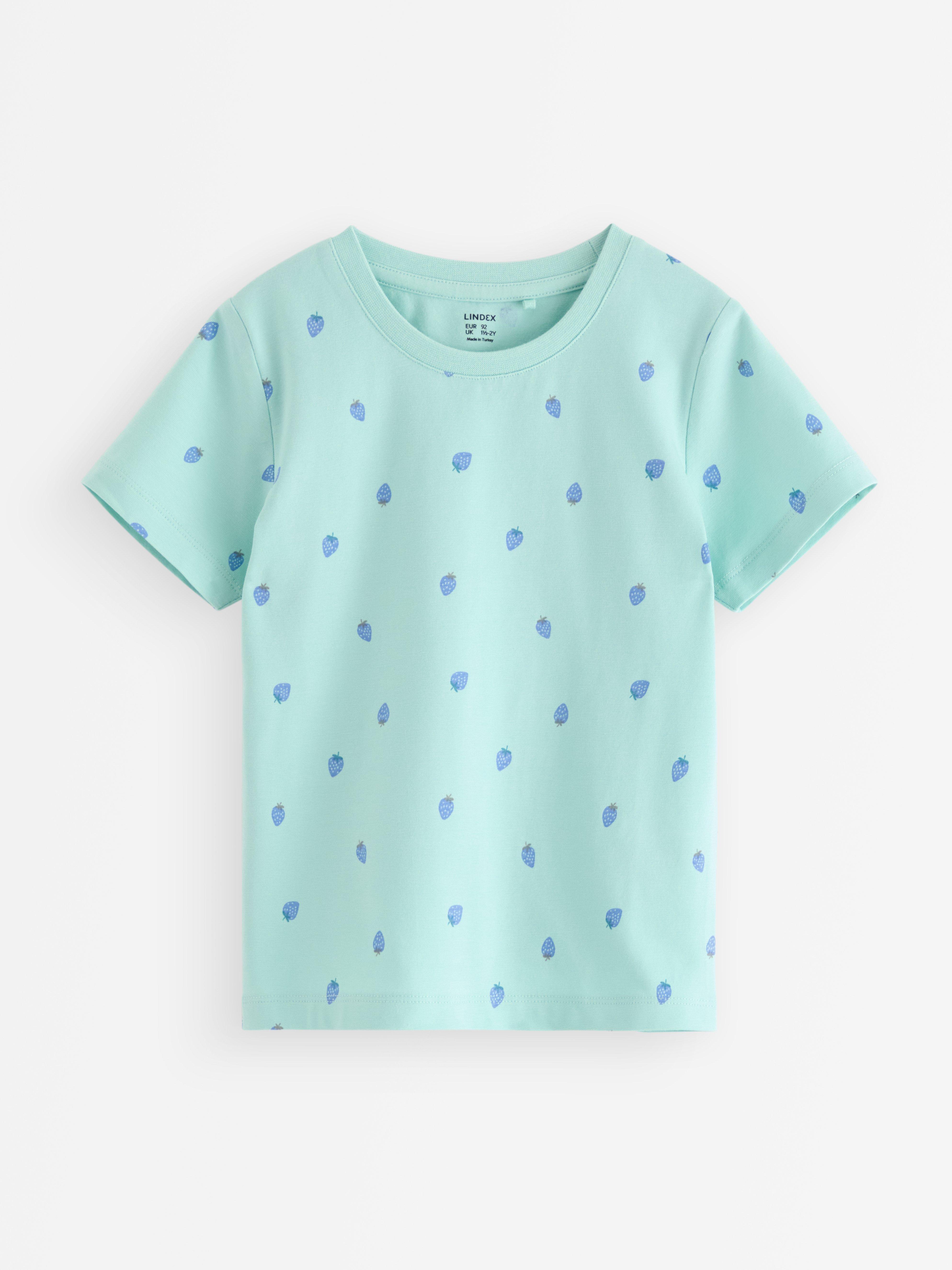 Tricou Turcoaz Prăfuit Deschis