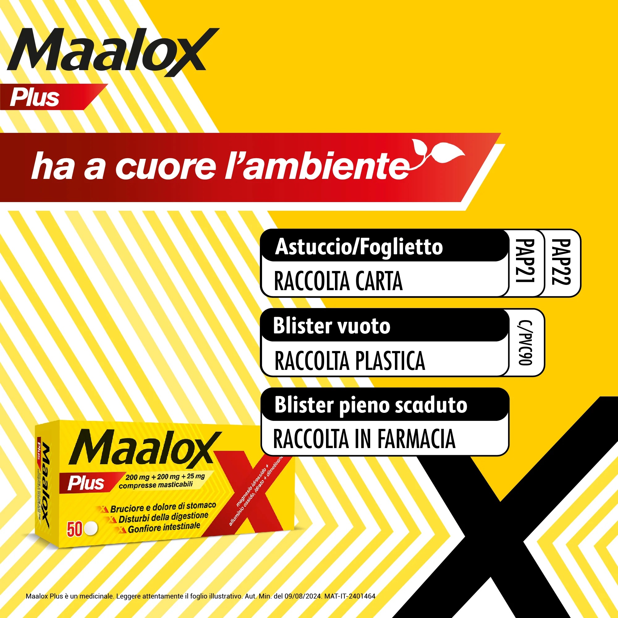 MAALOX Maalox Plus 50 kauwtabletten Antacidum tegen zwelling