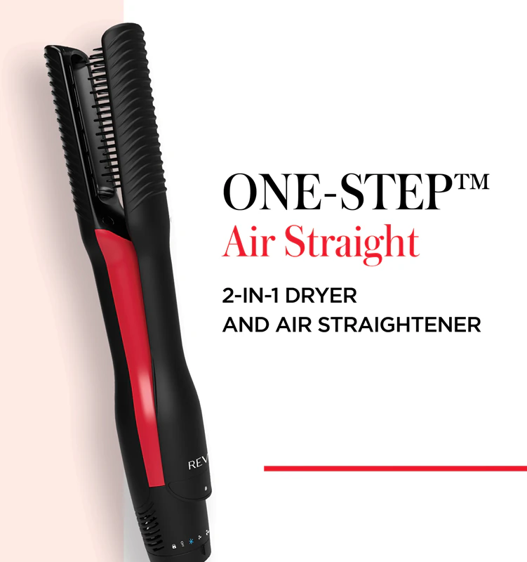 Escova térmica Revlon Beauty Salon One-Step Air Straightener Dryer & Styler