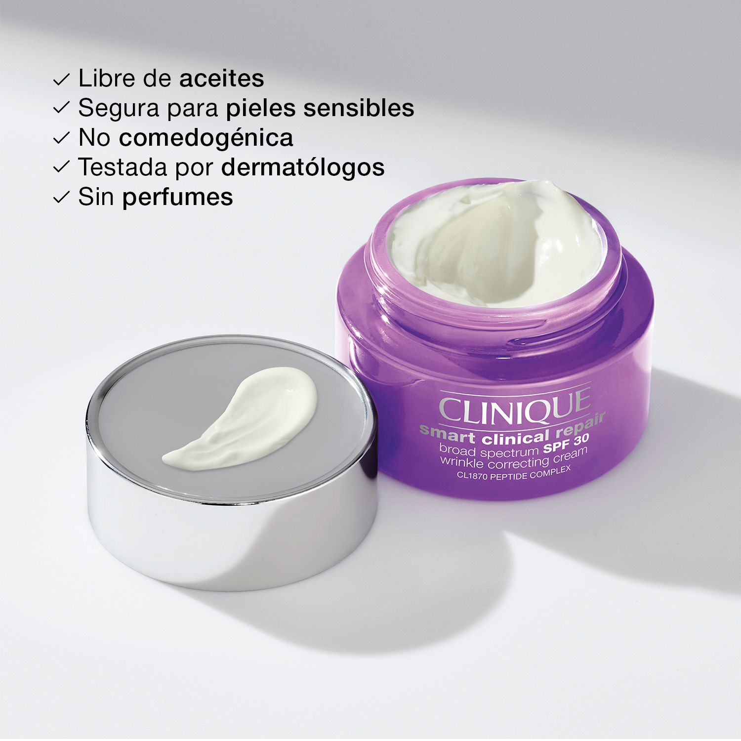 „Smart Clinical Repair“ SPF30 raukšles koreguojantis kremas Prabangus drėkinamasis ir maitinamasis kremas