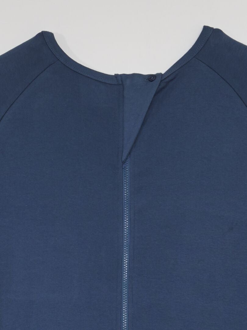 Conjunto de treino com fecho de correr - So Easy - AZUL