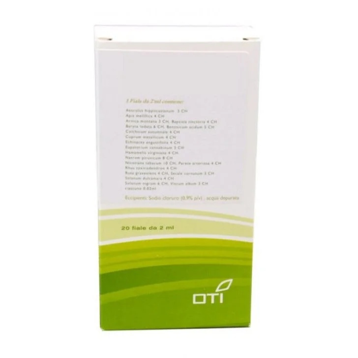 Comprimé OTI pour la lymphomyopathie : 20 flacons de solution saline de 2 ml