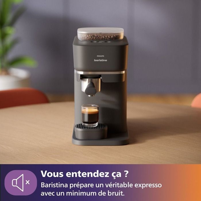 Expresso avec broyeur Philips Baristina BAR300/60 122,8 W Noir