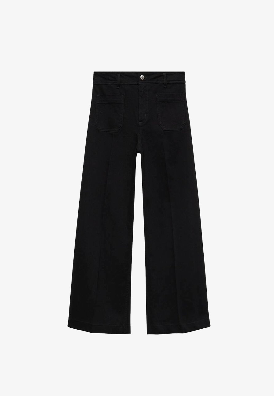 Jeans Mango Relaxed Fit - denim nero
