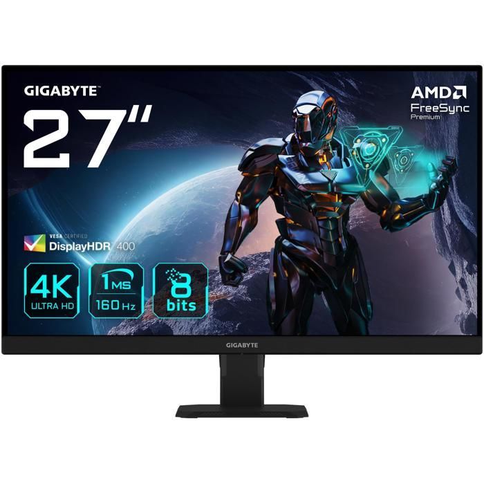 Moniteur de Jeu - GIGABYTE - GS27U - 27 pouces - UHD 3840 x 2160 - 160Hz - 1ms