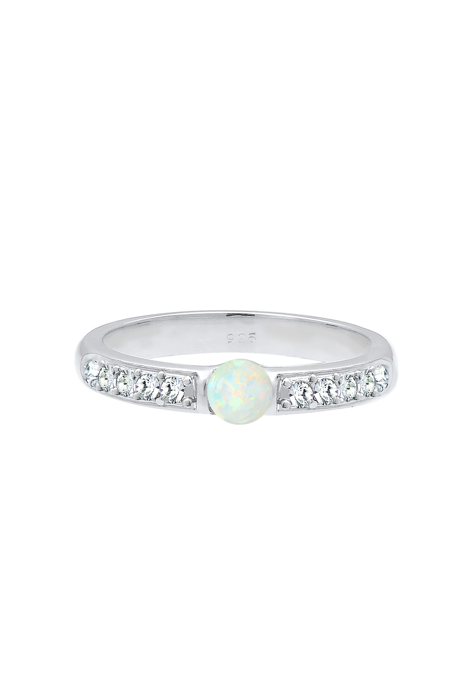 Elli PREMIUM Femme Précieuses et Glamour avec Cristaux et Opale en Argent Sterling 925