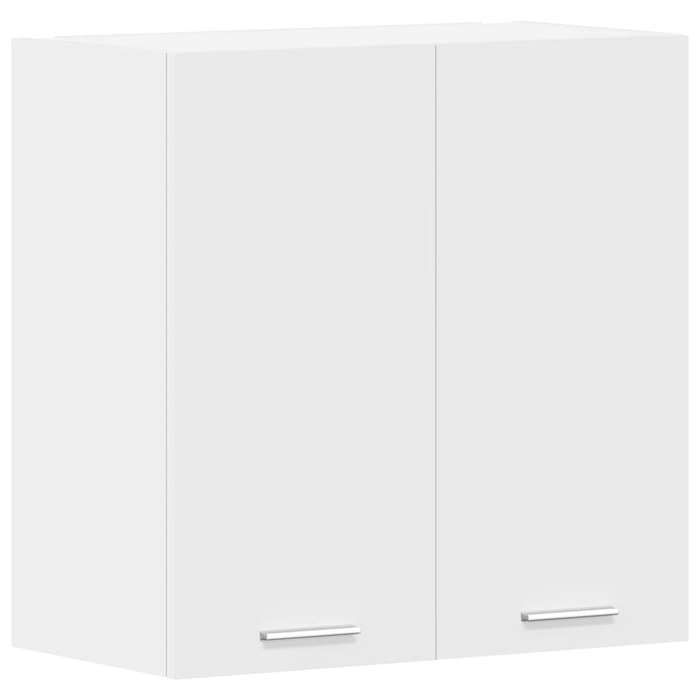 Mobiletto a parete vidaXL Lyon, 60x31x60 cm, in legno composito, bianco, per bagno e cucina, codice 801268