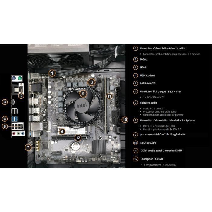 PC-upgradepakket - AMD Ryzen 3 3200G-processor - 16 GB RAM - 240 GB SSD