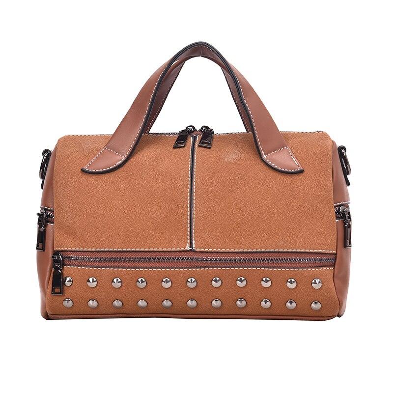 Sac à main de luxe pour femme, petit sac bandoulière, sac à main en cuir de haute qualité, sac à main orné de rivets