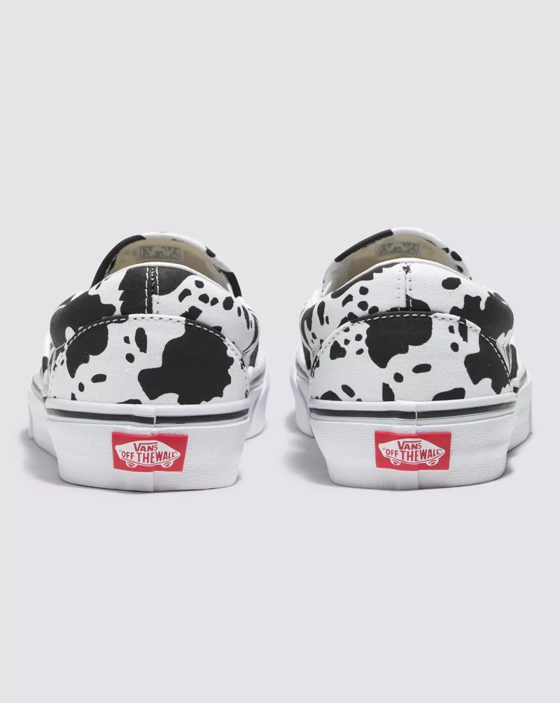 Customs Cow Print Slip-On