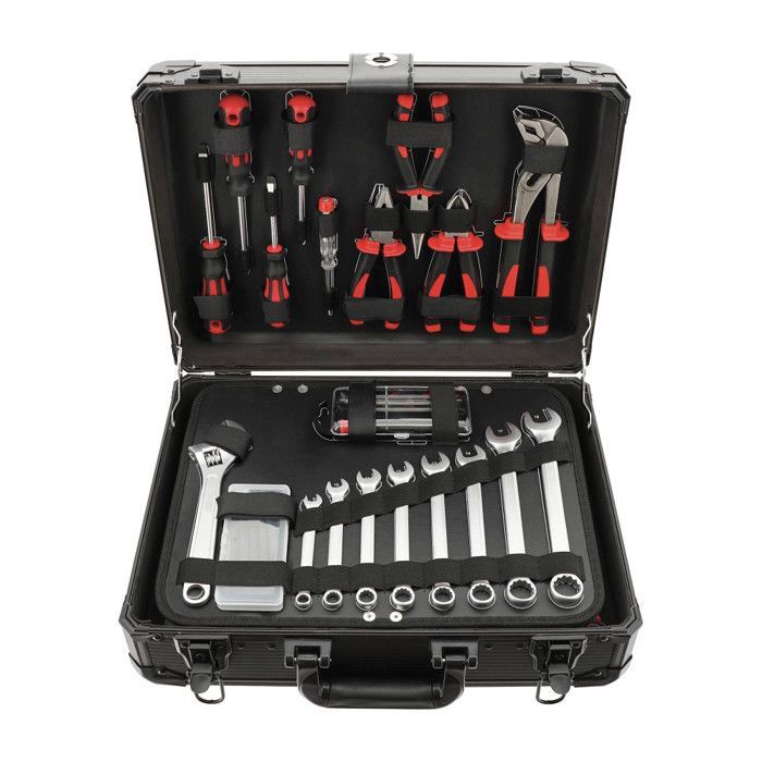 Mallette d'outillage auto 158 outils