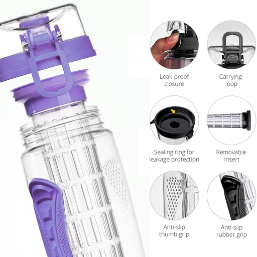 La Vague Vitality Trinkflasche mit Einsatz