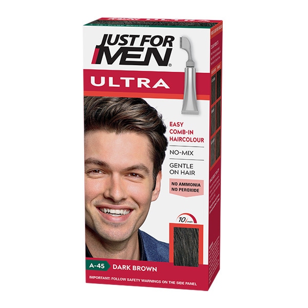 Just For Men Ultra hajfesték A45 Sötétbarna | Ajándékok Apáknak | Superdrug