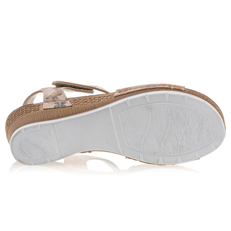 Sandalias marrones para mujer / Zapatos de punta abierta