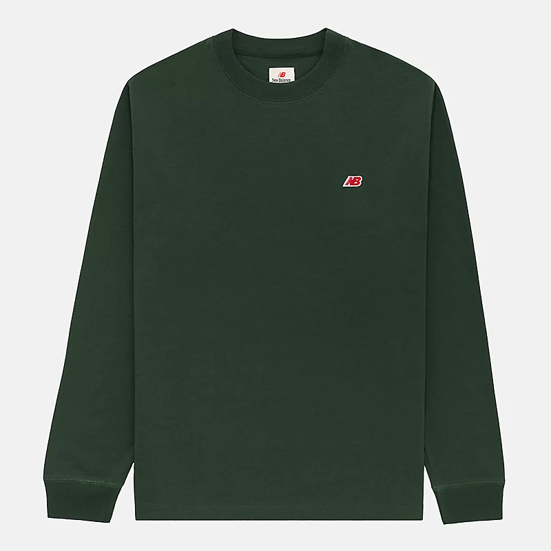 Męska koszulka med długim rękawem MADE in USA Core – MIDNIGHT GREEN