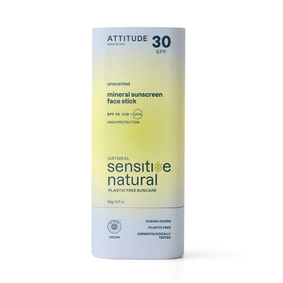 „Attitude Sun Protection SUNLY“ mineralinis apsauginis veido kremas nuo saulės SPF 30, 20 g