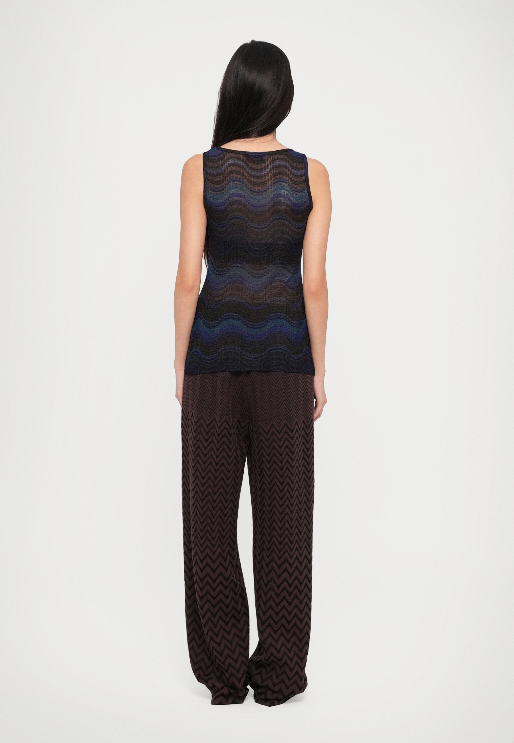 Débardeur Missoni - Haut - bleu/marron