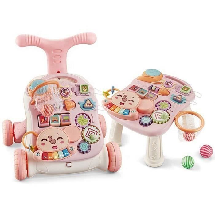 Trotteur Bébé 3 en 1 Détachable Vitesse Réglable AMOUNE - Pour Fille Garçon Jouet 6-18 Mois