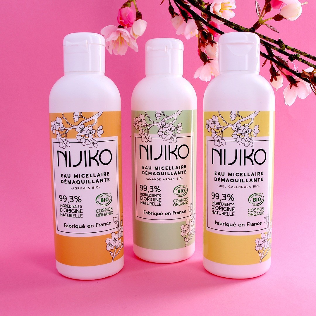 NIJIKO Eau Micellaire Bio pour Peau Sèche