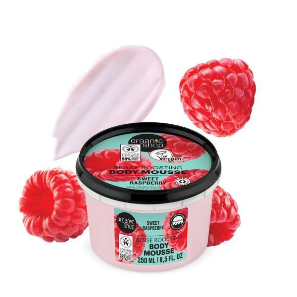 Bio-Shop Sense Boost Körpermousse Süße Himbeere 250 ml