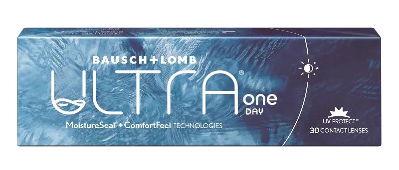 Bausch+Lomb Ultra, Soczewki kontaktowe miesięczne, Moc -4.00