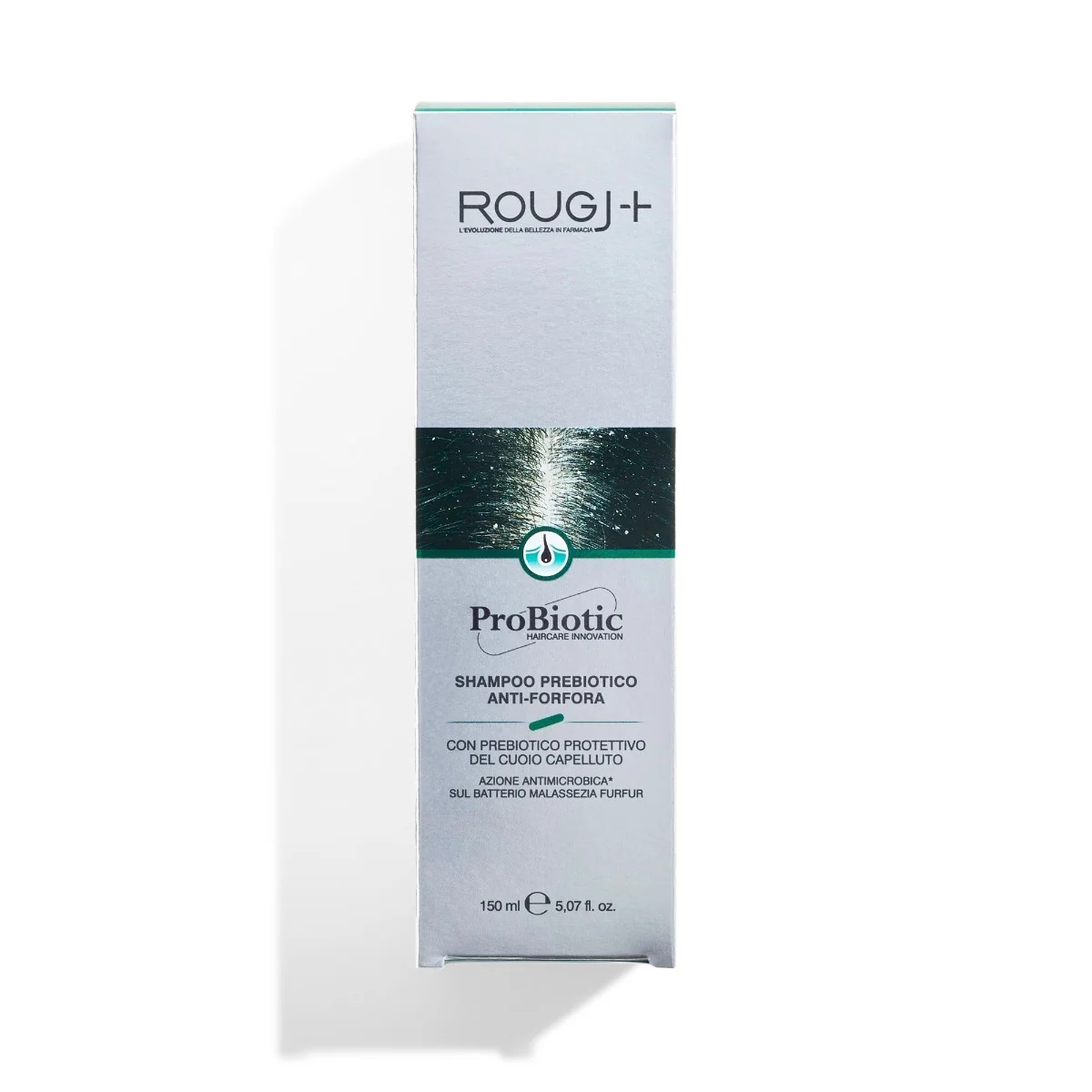ROUGJ ProBiotic anti-roosshampoo 150 ml met prebiotica voor bescherming van de hoofdhuid