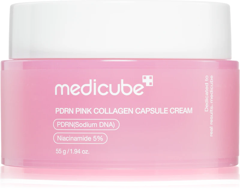 medicube PDRN Pink Collagen Capsule Cream – Feuchtigkeitsspendende Gesichtscreme mit stärkender Wirkung