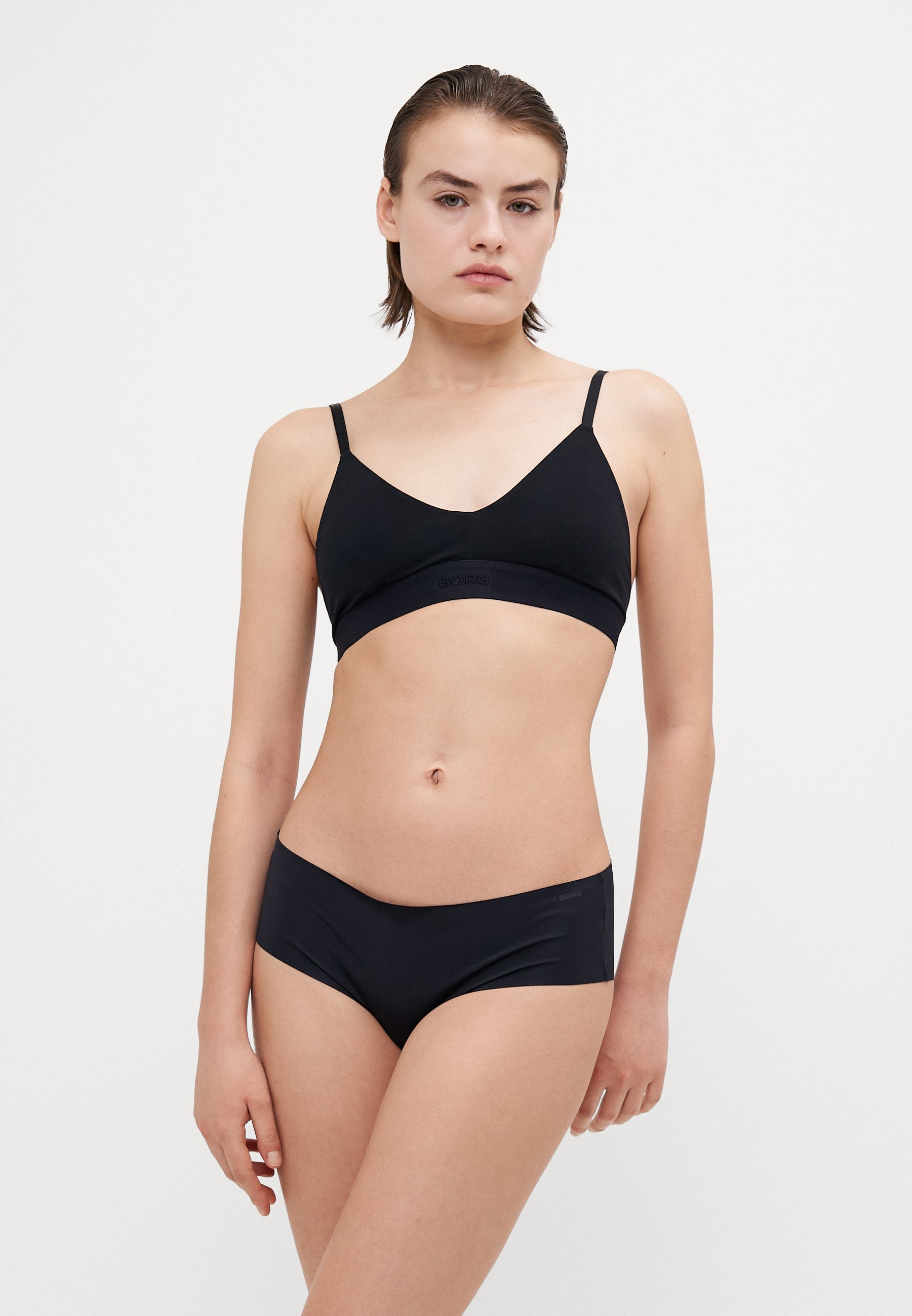Björn Borg INVISIBLE HIPSTER - Pacote com 3 Cuecas - pretas