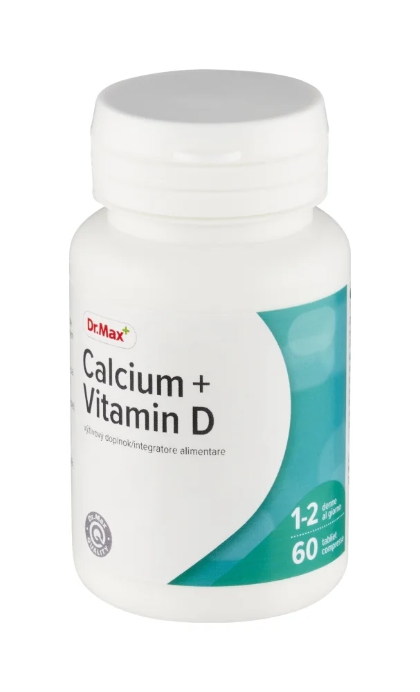 DR. MAX Calcium + Vitamine D, 60 tabletten calcium en vitamine D