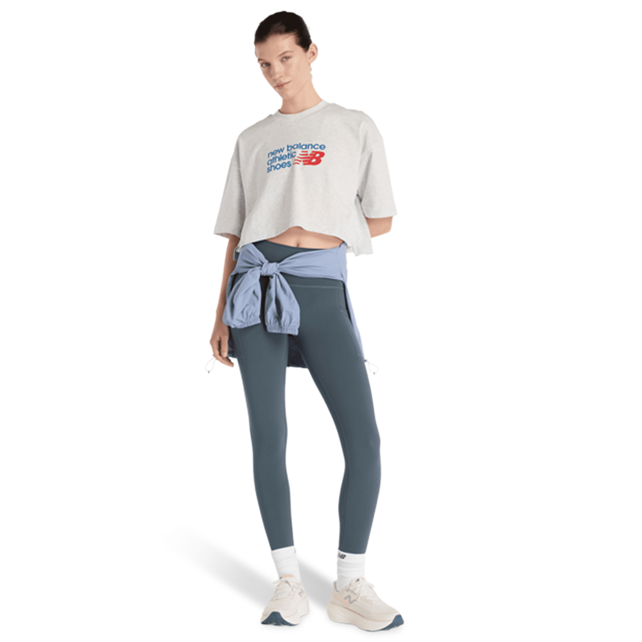 New Balance Athletics Premium Logo Cropped T-shirt