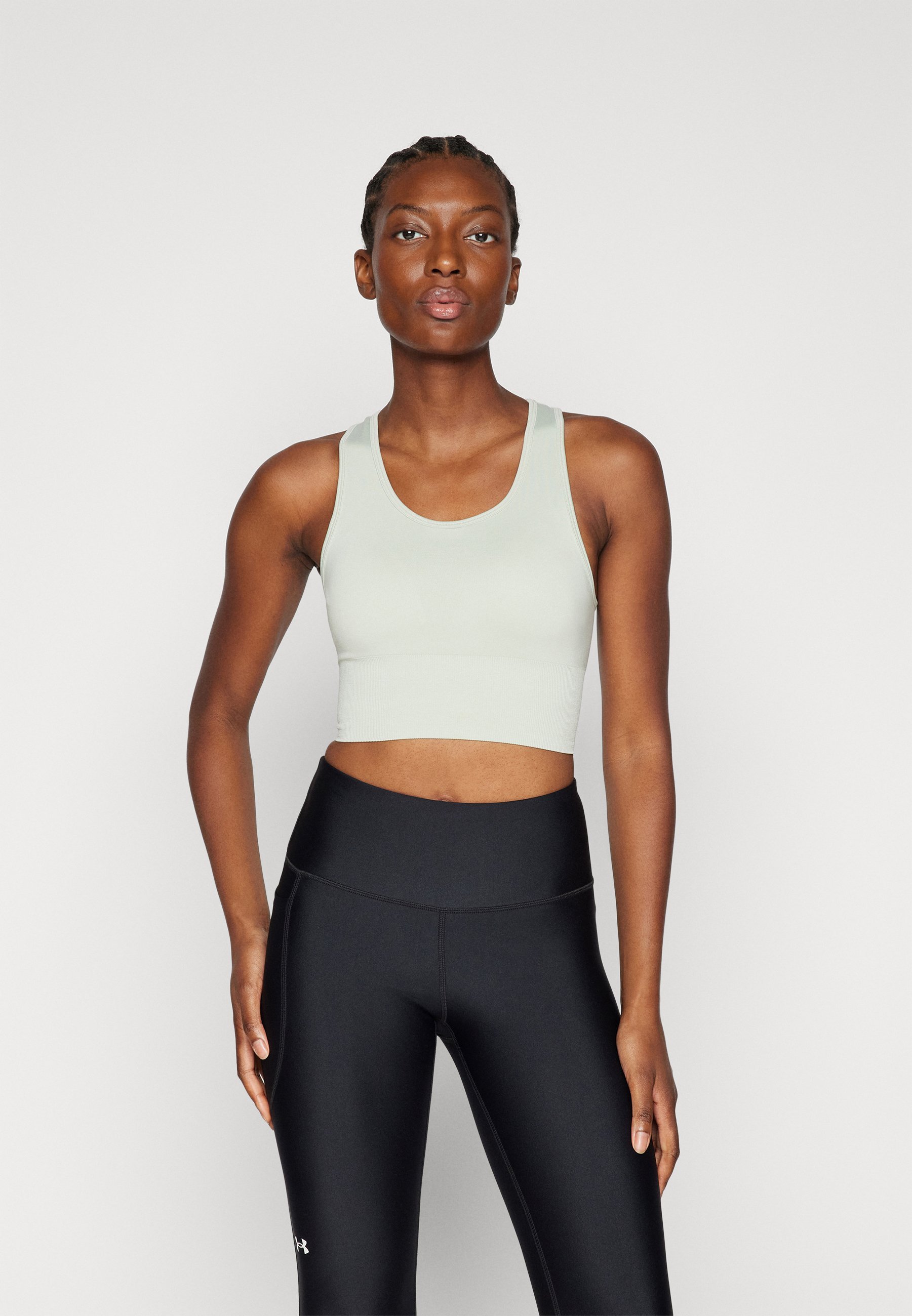 Soutien-gorge de sport ONLY Play ONPDAISY-2 SEAM LONG BRA - Maintien moyen - Gris turquoise