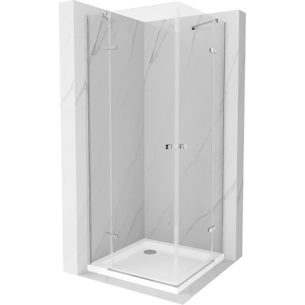 Kabina prysznicowa z brodzikiem Mexen Duo 70x70 transparent
