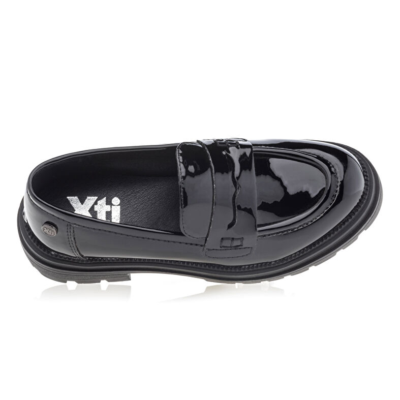 Svarte loafers/båtsko til jente
