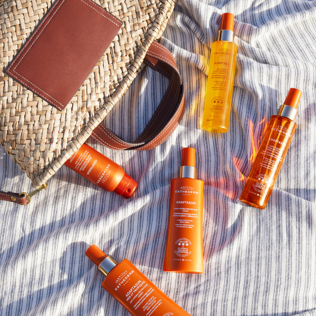 Institut Esthederm Adaptasun eau solaire soleil fort Hydra-Protectrice