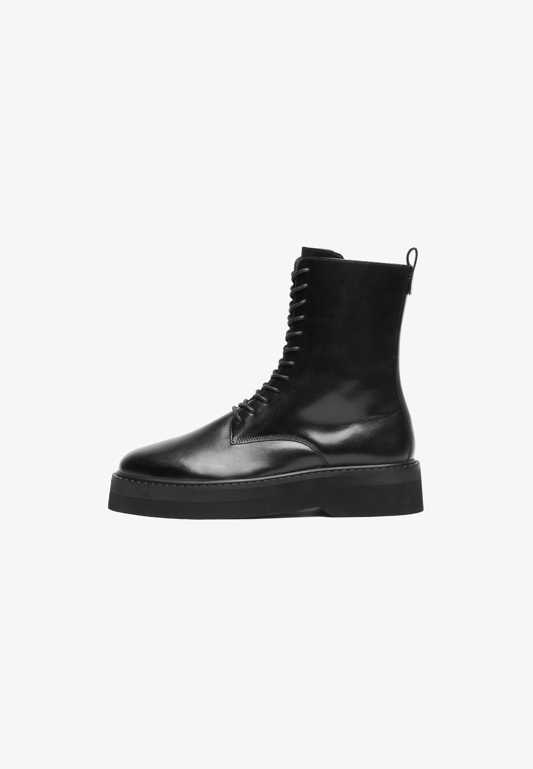 Zign Studio UNISSEX - Botas de cano curto com cadarço - pretas