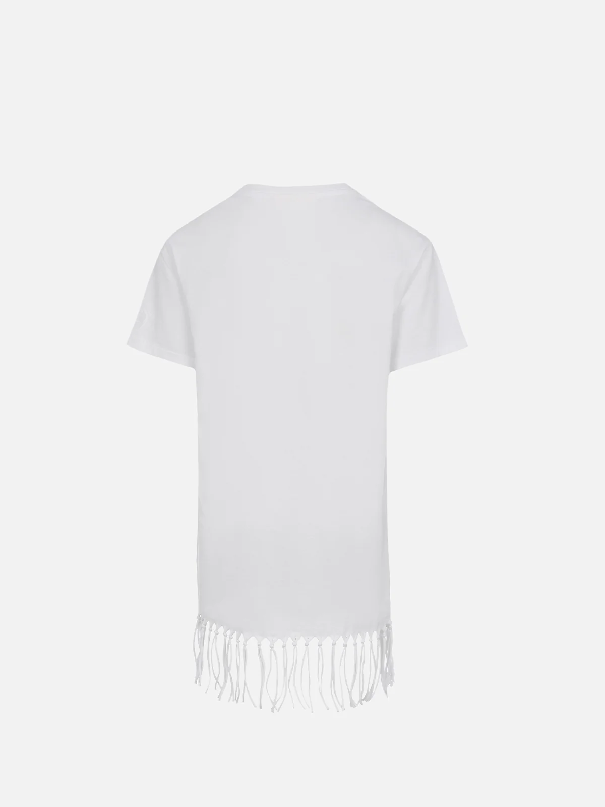 Abito Abbey da bambina con frange e patch ciliegie