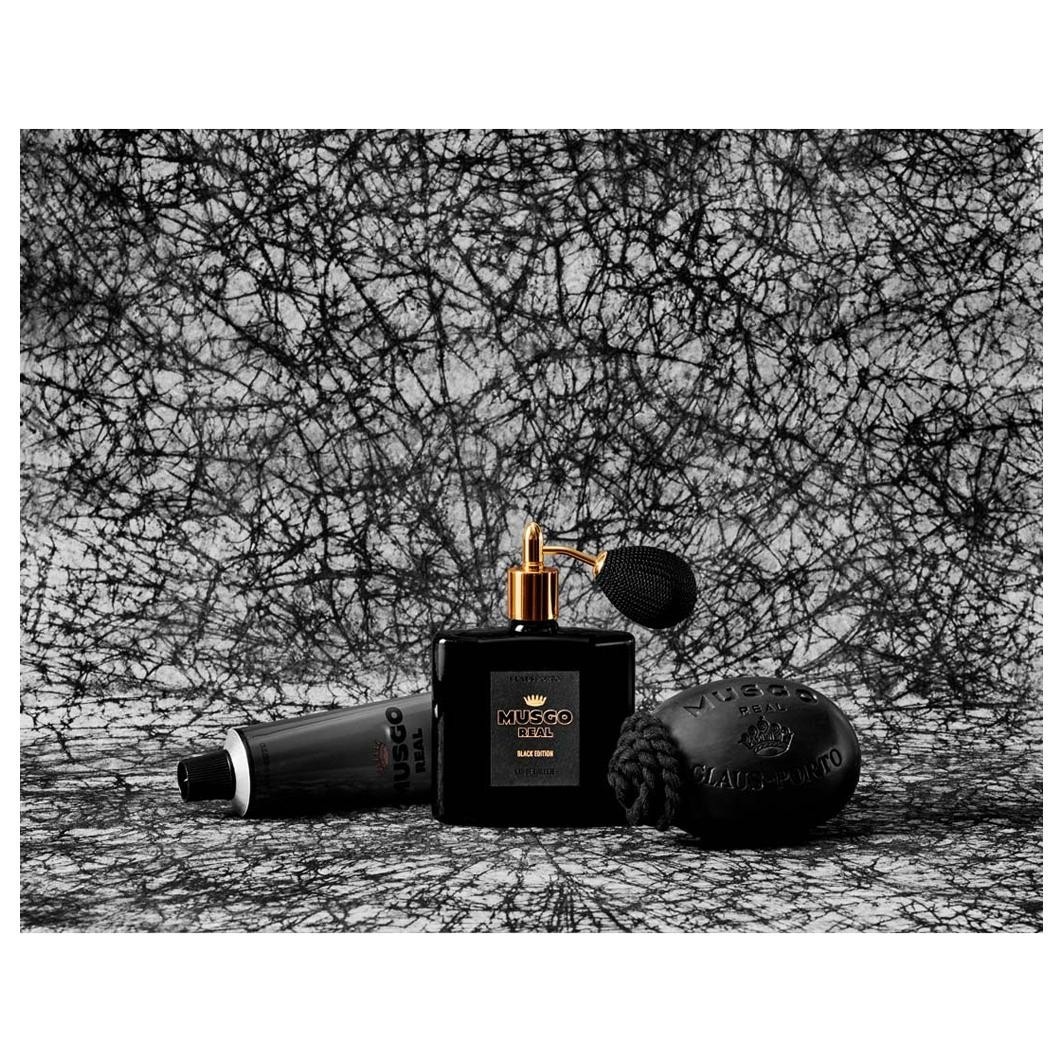 Claus Porto telové mydlo Black Edition mydlo na šnúrke - 190 g