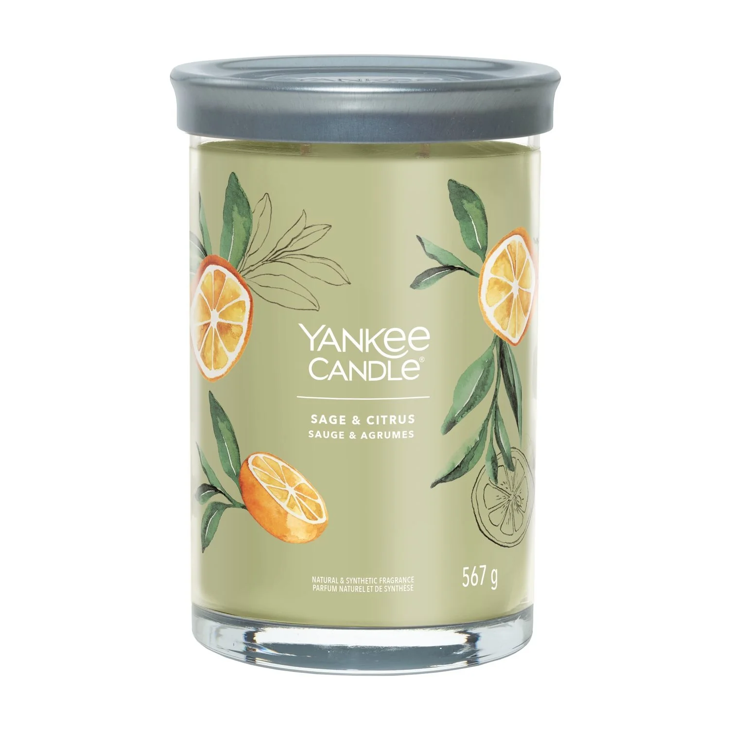 Signature Tumbler Candles Sage & Citrus - Candela Profumata