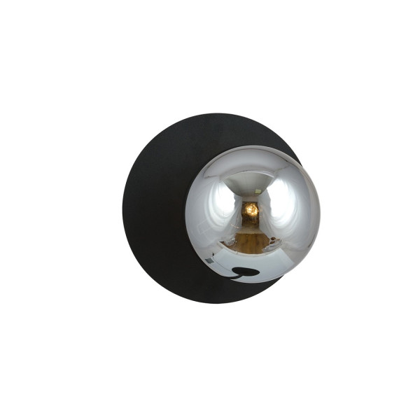Kinkiet Oslo K1 Black/Grafit Dyskretne Miękkie Światło