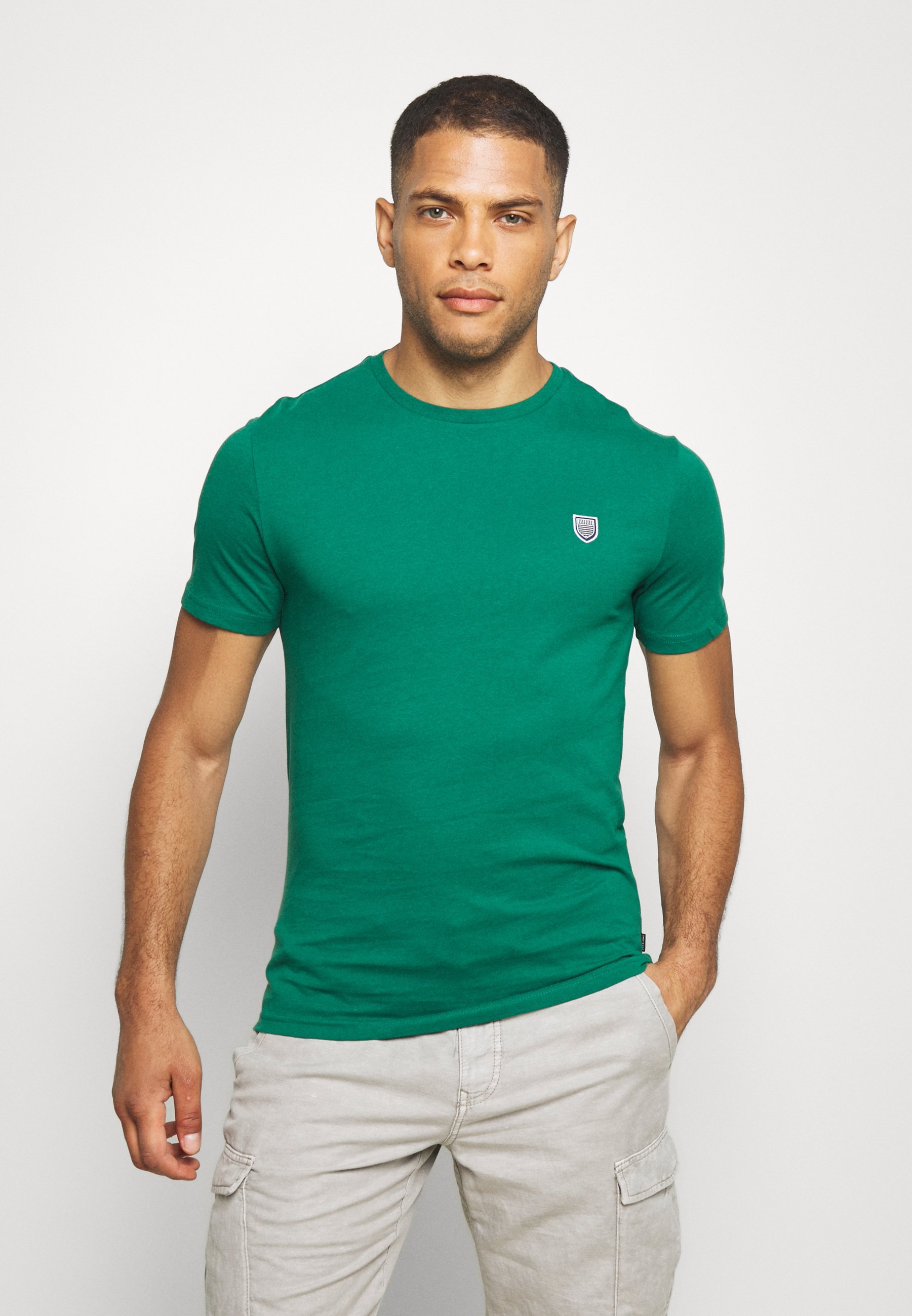 T-shirt Pier One Basic - vert foncé