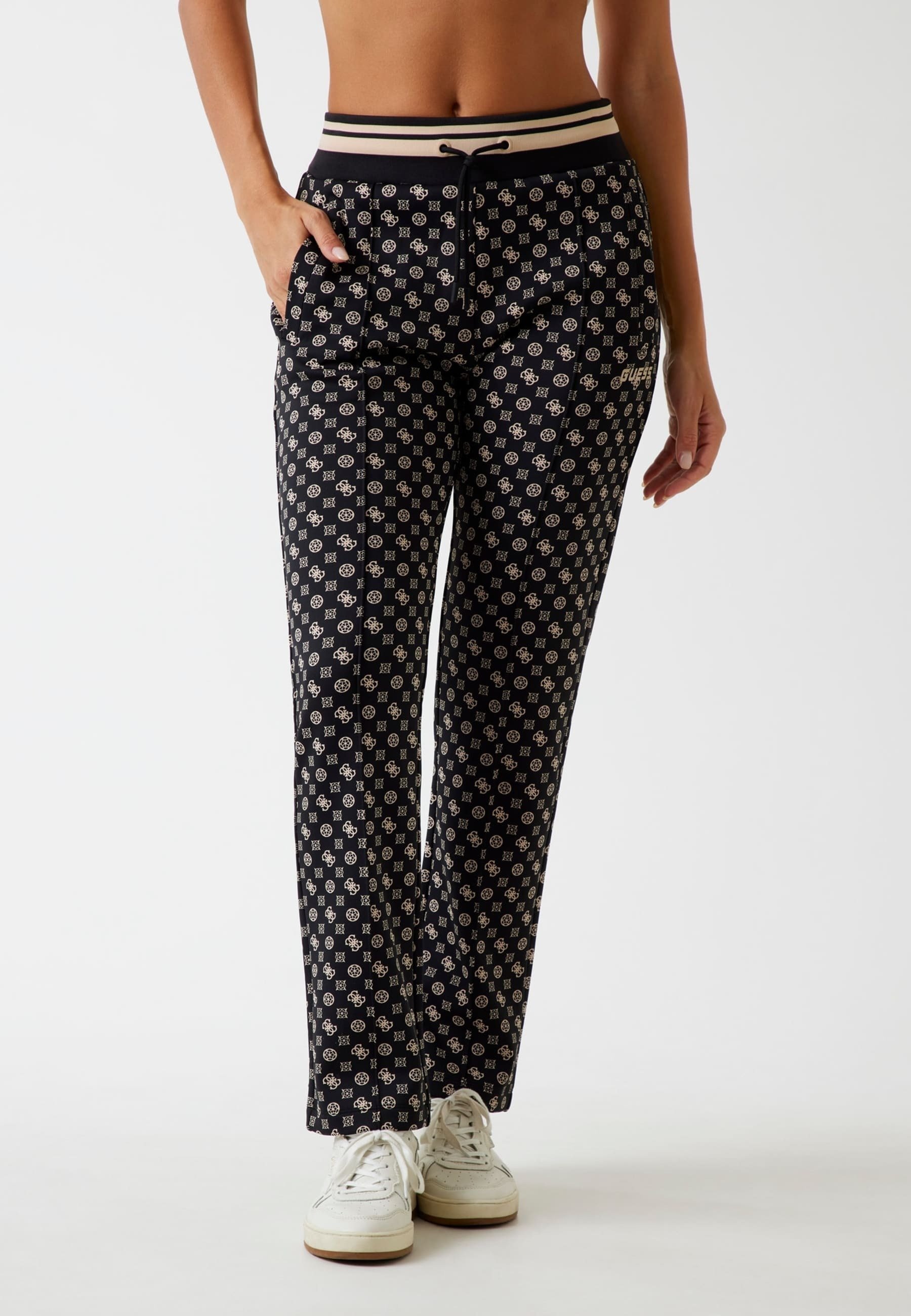 Guess LOGO - Pantalon de survêtement - mehrfarbig schwarz