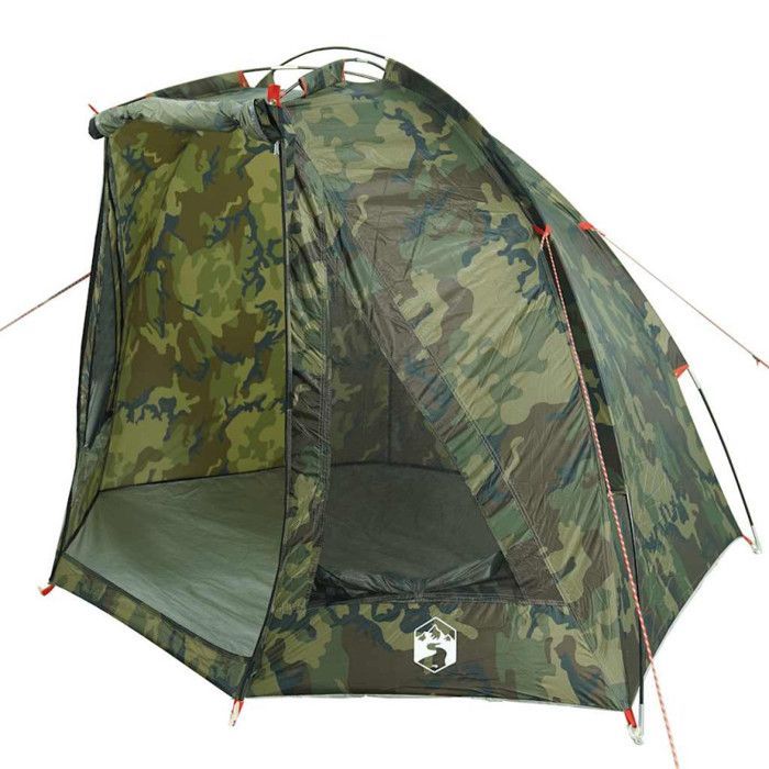 Tienda de pesca impermeable con estampado de camuflaje vidaXL 4009481