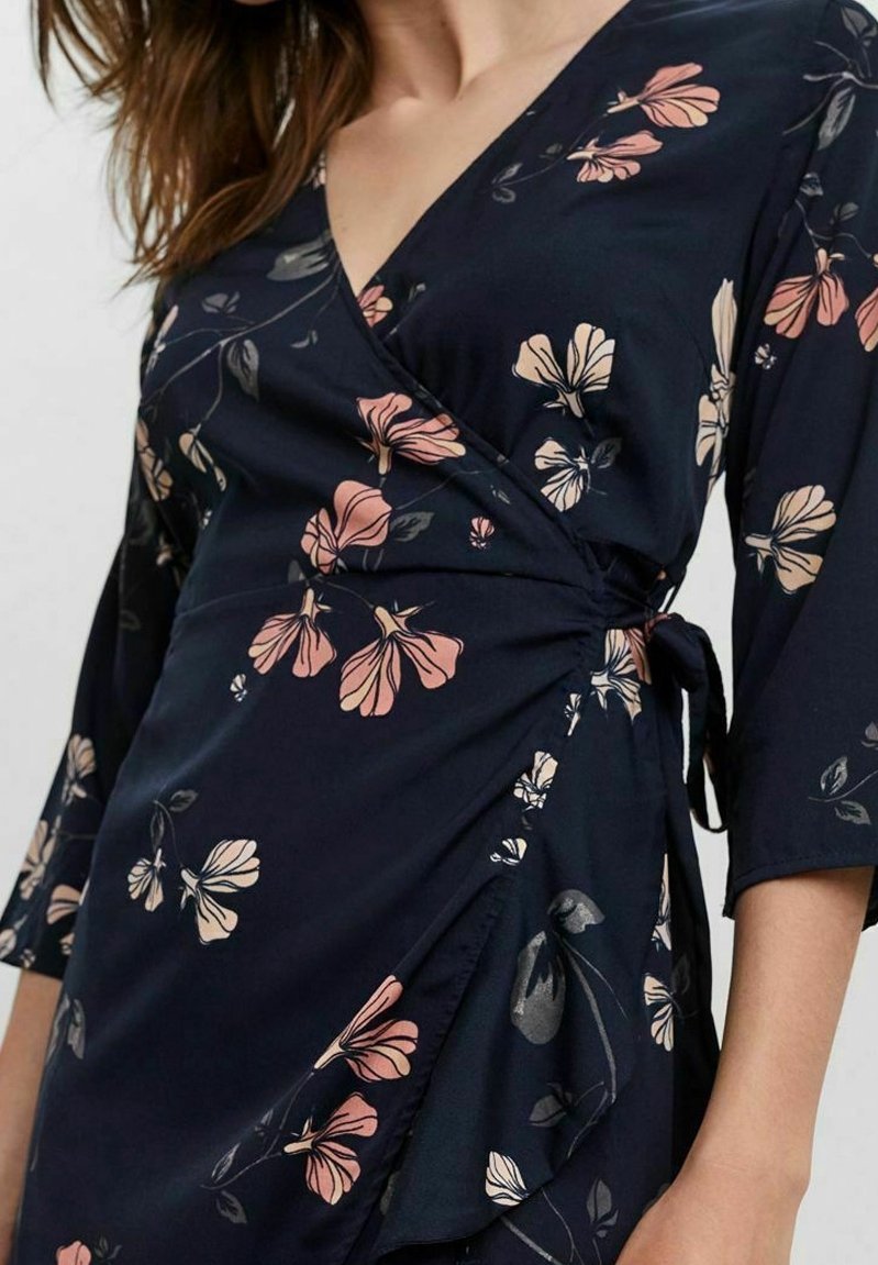 Vero Moda dagjurk - metallic blauw