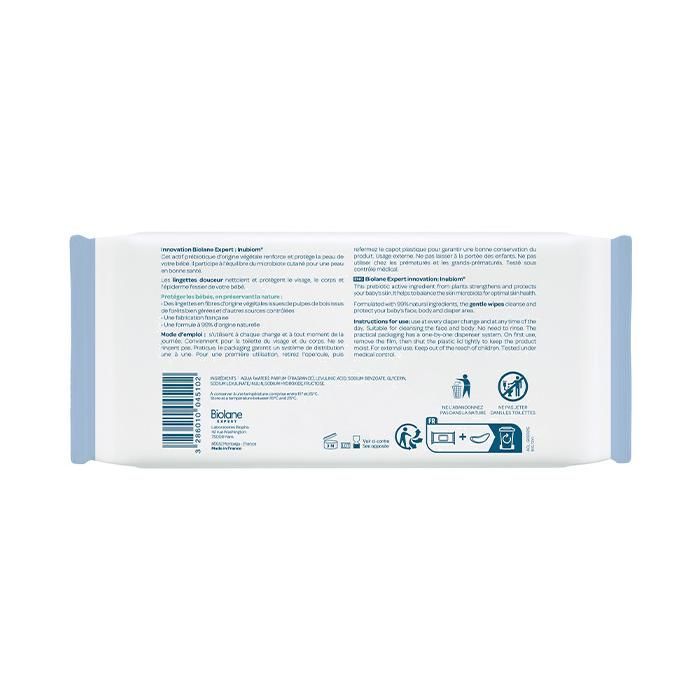 Biolane expert lingettes douceur x72