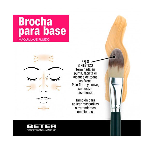 Štětec na tekutý make-up | 1 kus