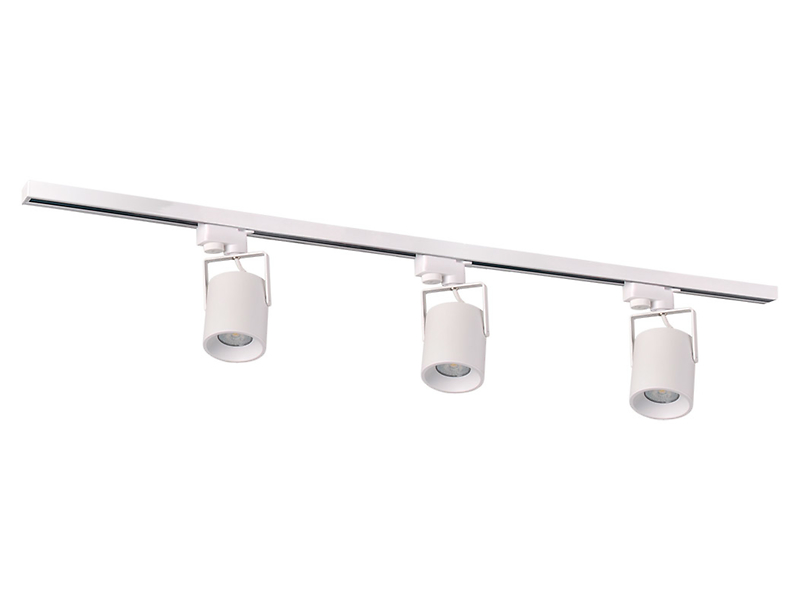 Lampa szynowa Minor 3-punktowa aluminiowa biała